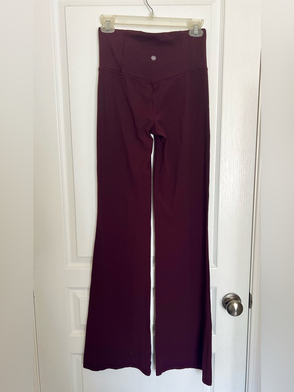 Athleta Purple Elation Flare Pants Size Small Tall - Picture 2 of 8